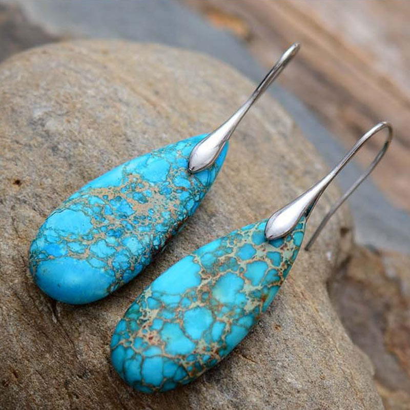 Carmiora Kaiserstein-Kristall-Glücksohrringe