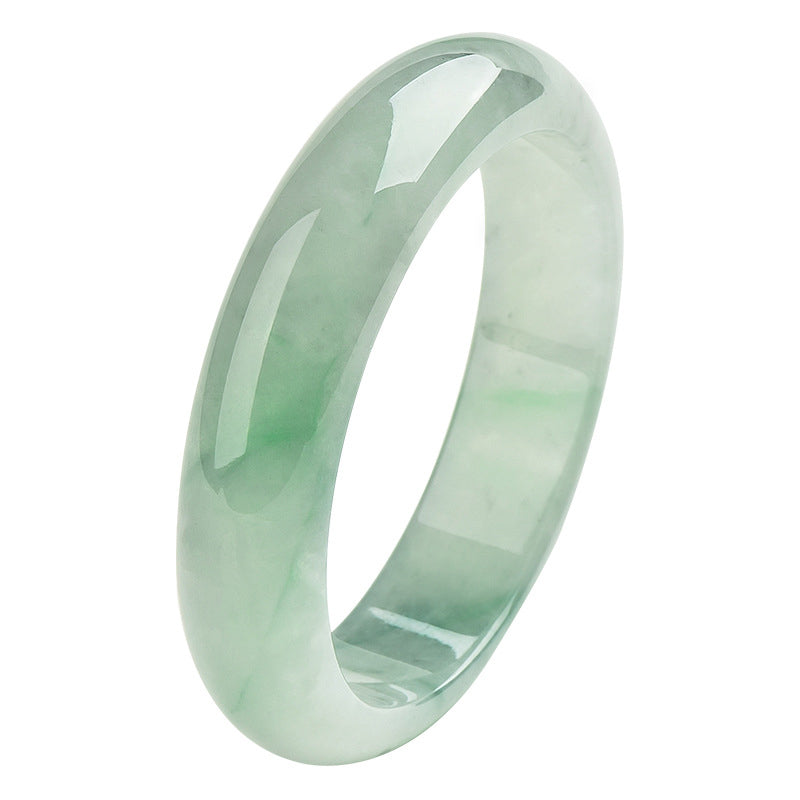 Carmiora Armreif aus natürlicher Jade, Wohlstand, Reichtum, Glück