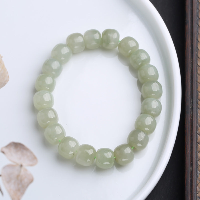Carmiora Farbverlaufs-Jade-Glückssegen-Armband