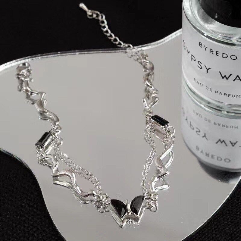 Ästhetischer Modeschmuck für Damen mit Kettenhalsketten-Kollektion