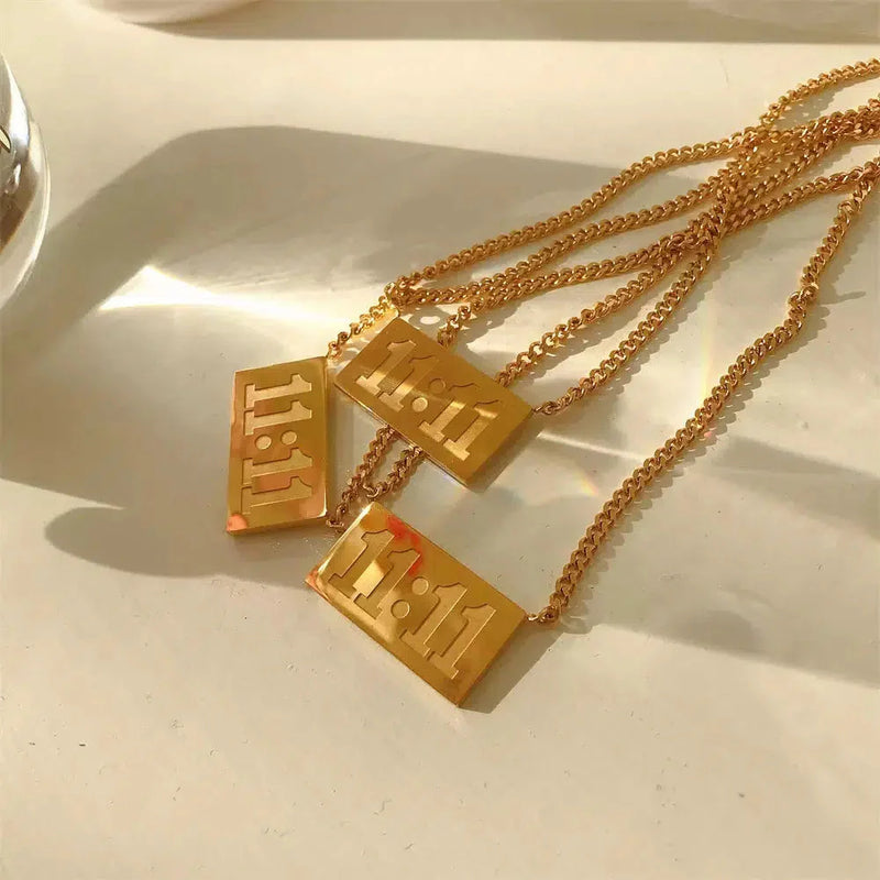 11:11 Engelszahl-Halskette