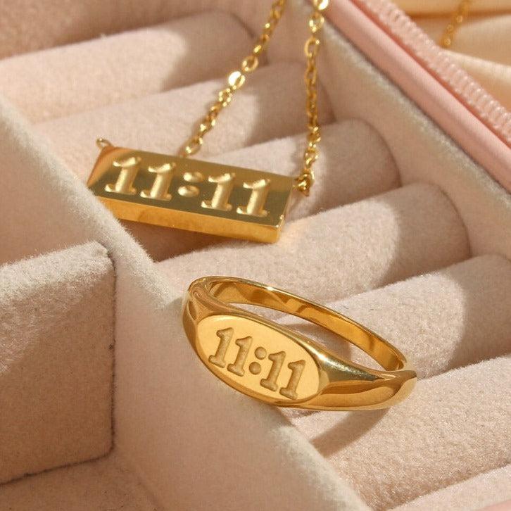 11:11 Engelszahl-Halskette