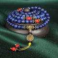Carmiora Tibetisches Mala Lapislazuli Positives Armband