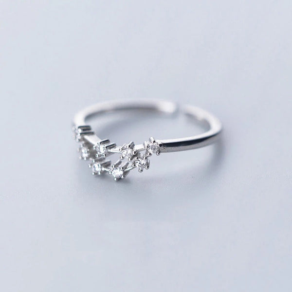 Zirkonringe mit den 12 Sternbildern und Sternzeichen