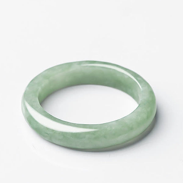 Carmiora Natürlicher Jade-Wohlstands-Überfluss-Ring