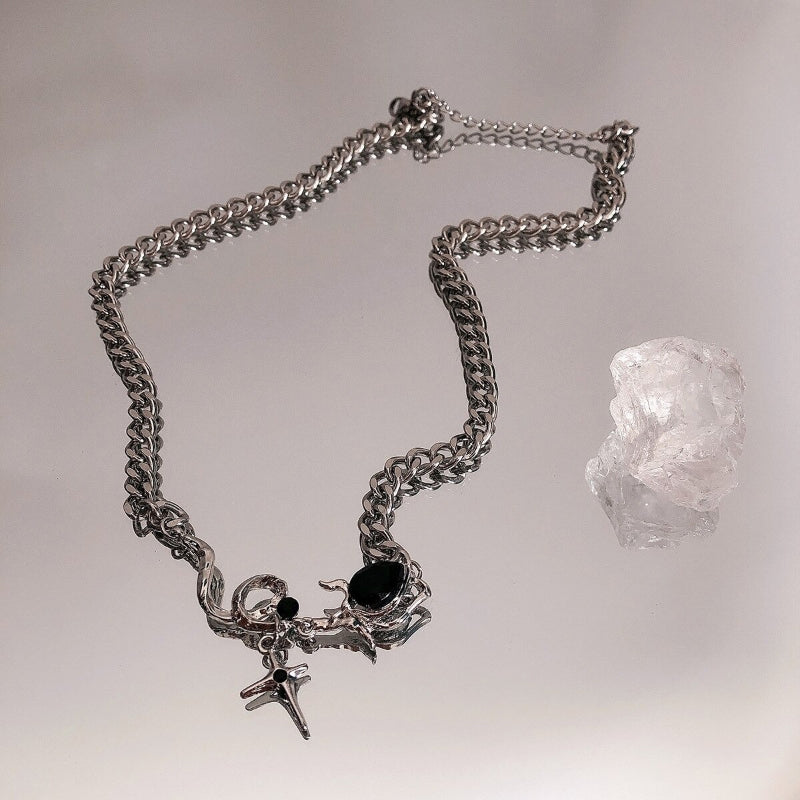 Ästhetischer Modeschmuck für Damen mit Kettenhalsketten-Kollektion