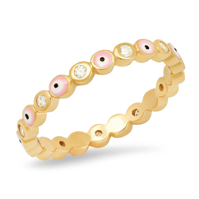 Stapelbarer Ring „Böses Auge“