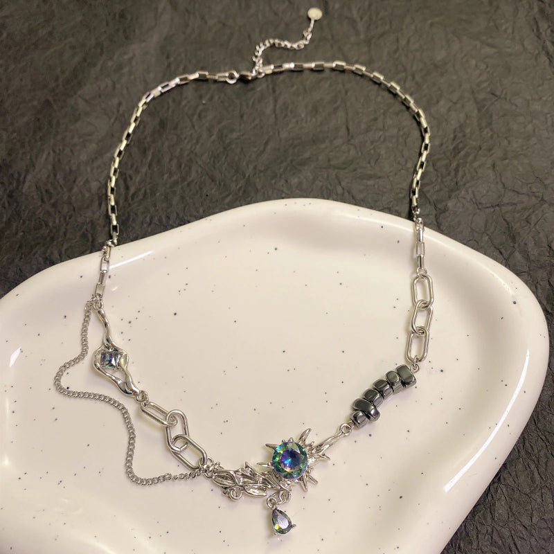 Ästhetischer Modeschmuck für Damen mit Kettenhalsketten-Kollektion