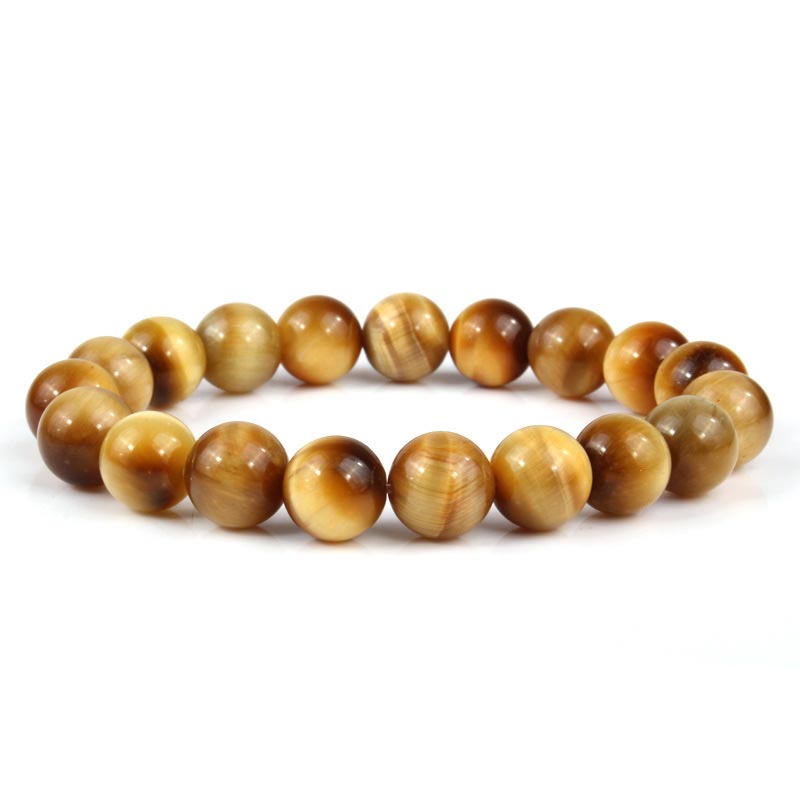 Carmiora Angst Stress Heilung Kristall Tigerauge Perlenarmband
