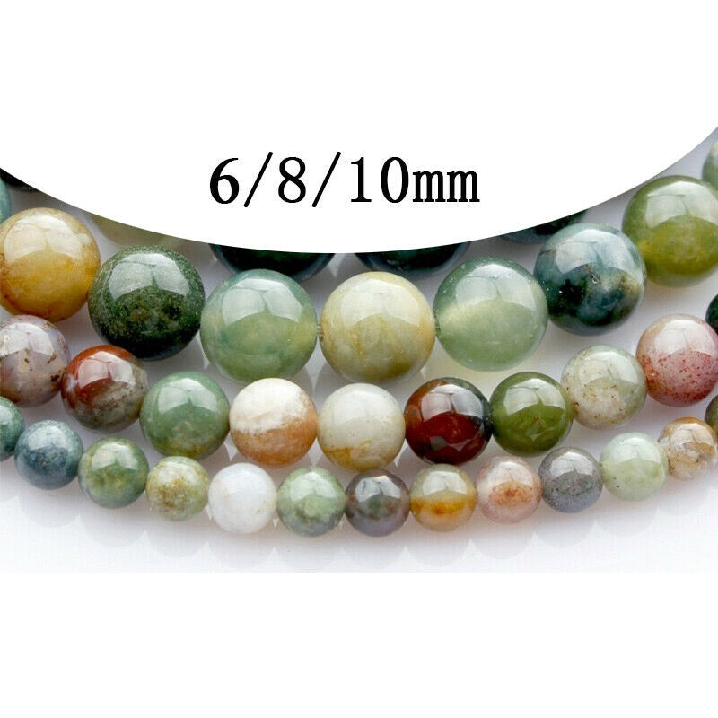 Carmiora India Achatperlen Glücks-Yoga-Armband