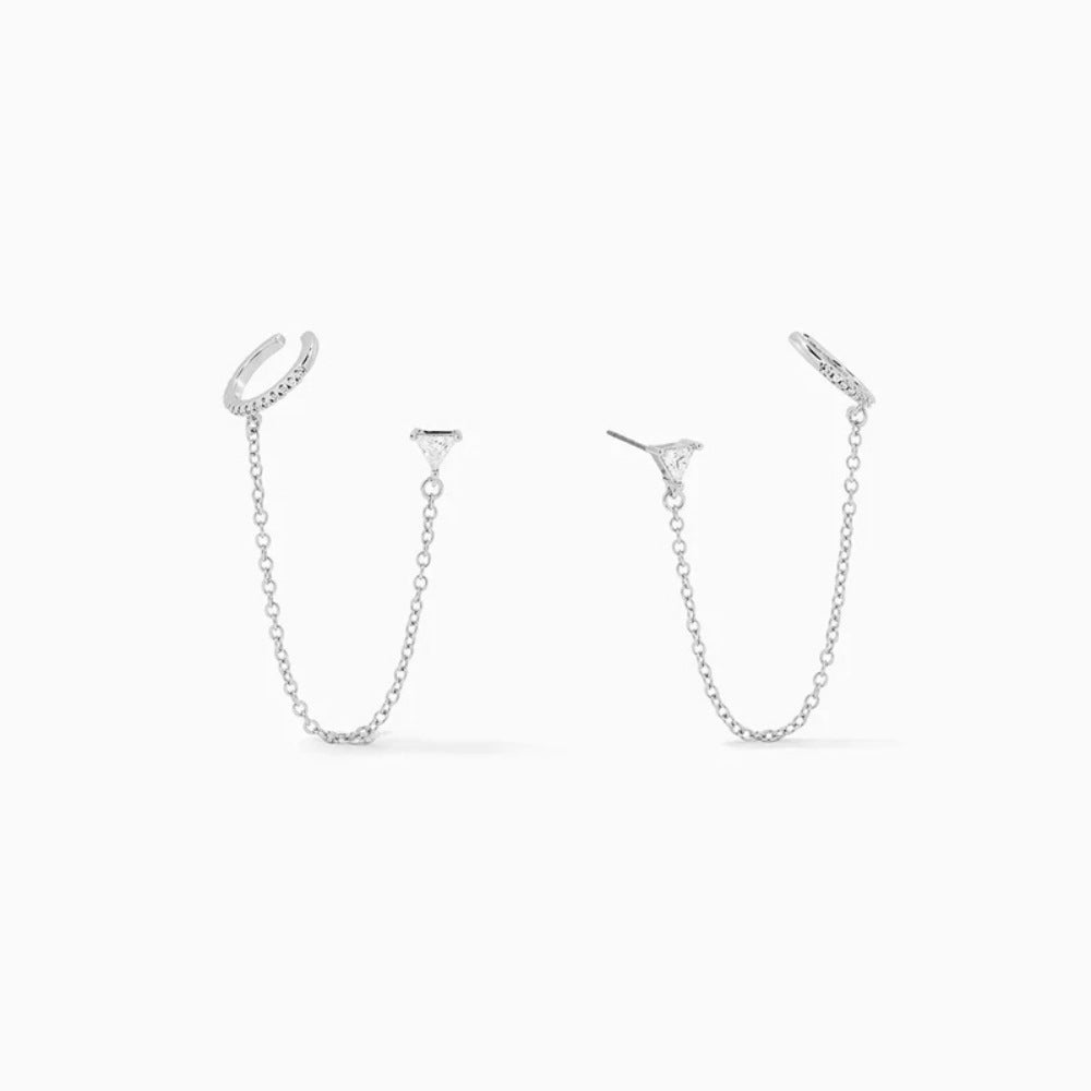 Silbernes Huggie-Halsband