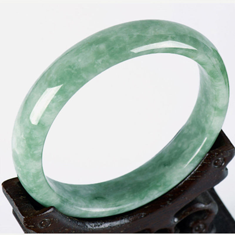 Carmiora Armreif aus natürlicher Jade, Wohlstand