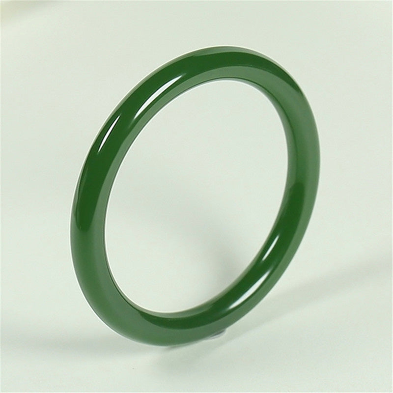 Carmiora Cyan Jade Langlebigkeit Segen Armreif