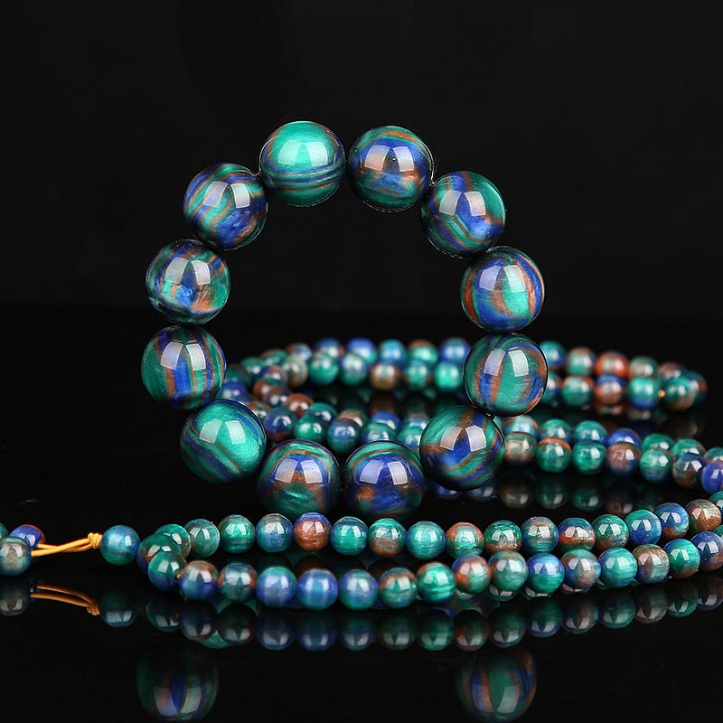 Carmiora Colorful Sea Willow Mala Positive Armband Ring