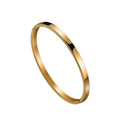 Elegantes Goldarmband für Damen – Schlanke Manschette, polierter Armreif