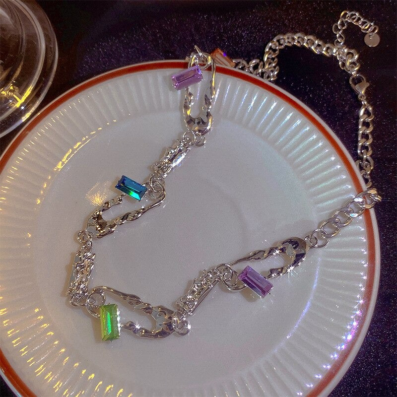 Ästhetischer Modeschmuck für Damen mit Kettenhalsketten-Kollektion