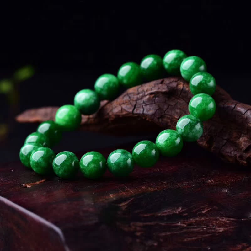 Carmiora Cyan Jade Bead Calm Harmony Armband