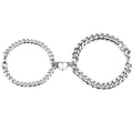 2-teiliges herzförmiges Magnet-Paararmband