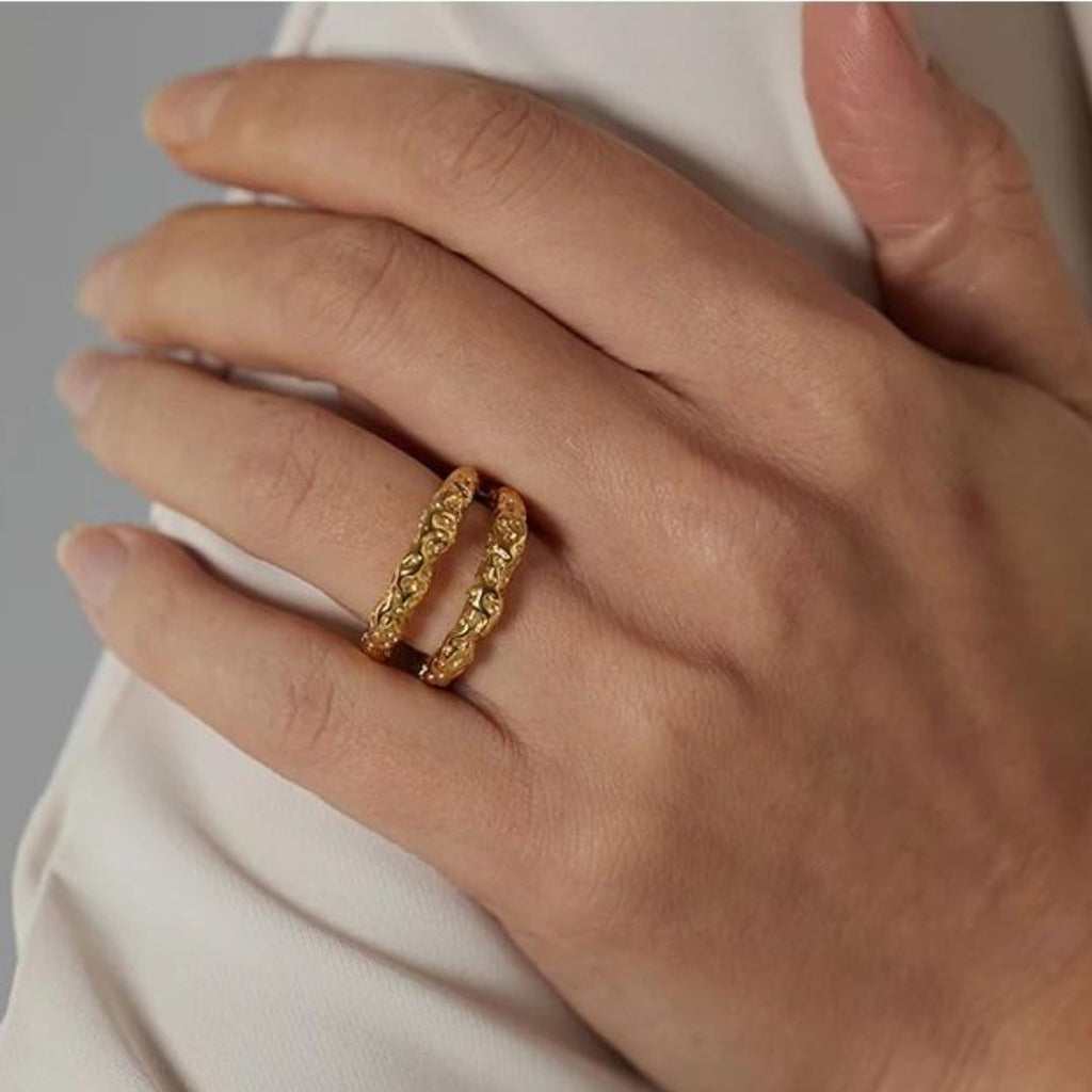 Strukturierter Doppelring