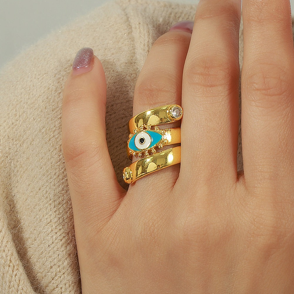 Dreifacher Teufelsring aus 18 Karat Gold