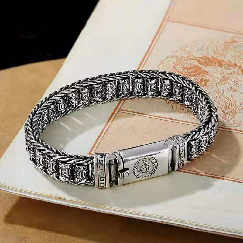 Carmiora Tibet handgemachtes Om Mani Padme Hum Weisheit Friedensarmband