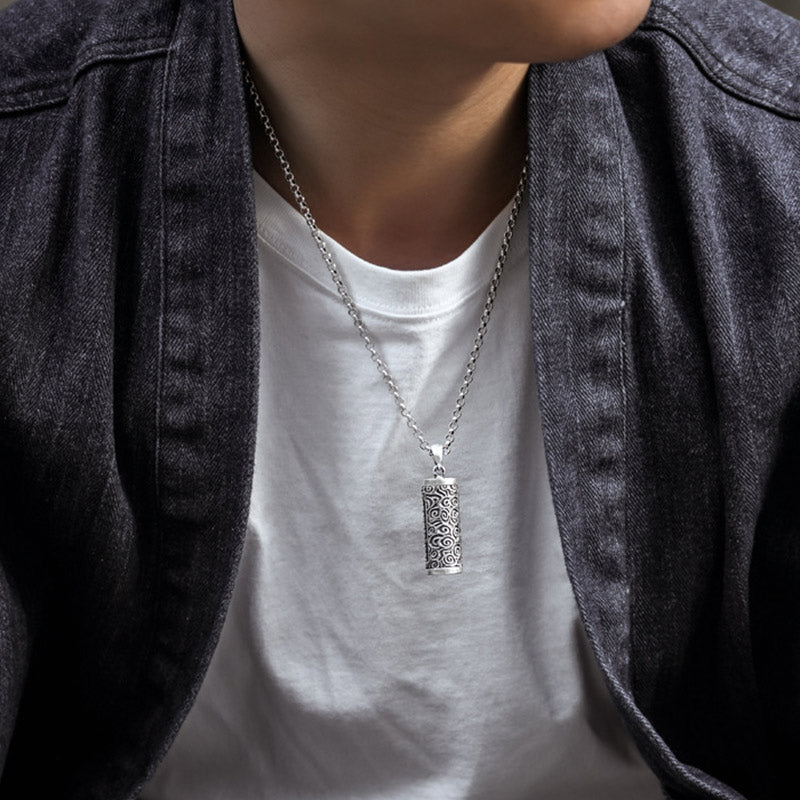 Carmiora Six True Words Schutz-Halskettenanhänger