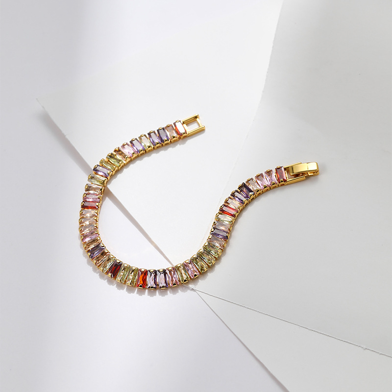 Buntes Zirkonia Armband