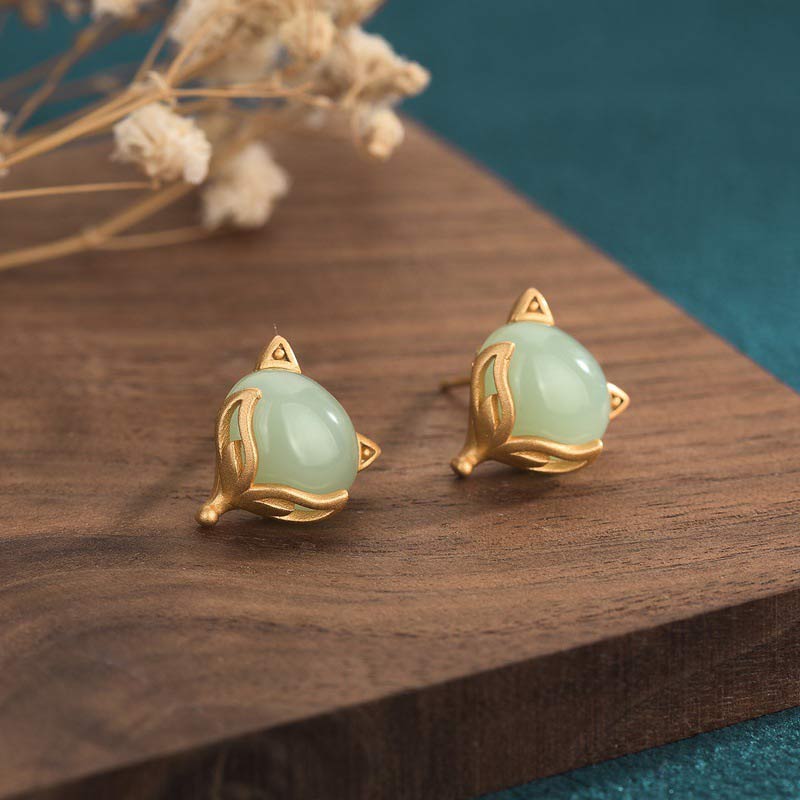 Carmiora FengShui Jade Glücksohrringe