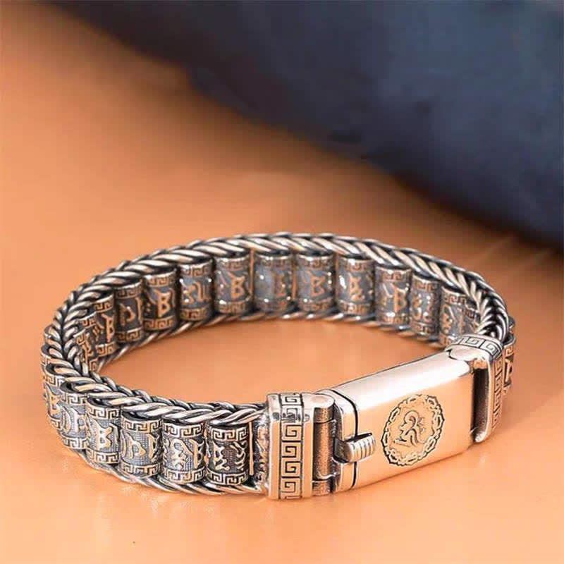 Carmiora Tibet handgemachtes Om Mani Padme Hum Weisheit Friedensarmband