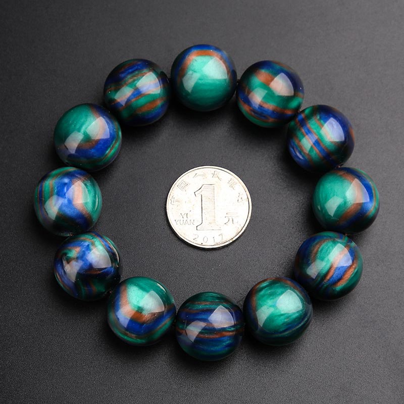 Carmiora Colorful Sea Willow Mala Positive Armband Ring