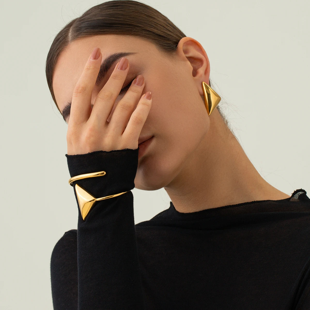 Offenes Dreieck-Armband