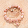 Carmiora Sun Stone Erdbeerquarz Kristall Positives Armband