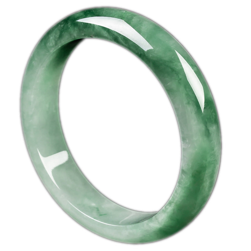 Carmiora Glückssegen-Armreif aus natürlicher Jade