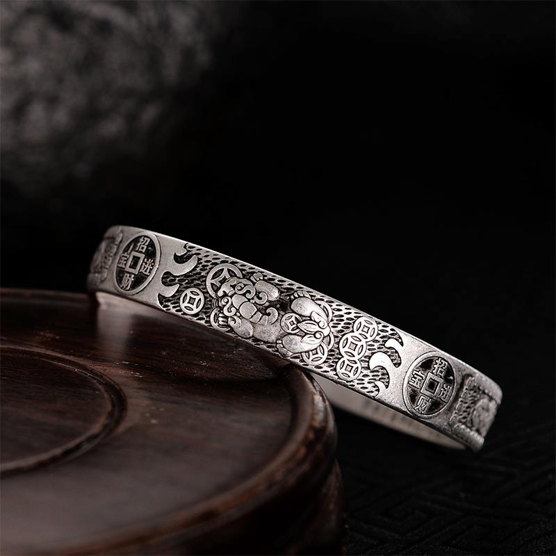 Carmiora FengShui Lucky PiXiu Schutz verstellbares Armband