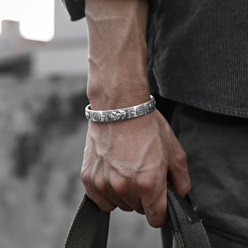 Carmiora FengShui Lucky PiXiu Schutz verstellbares Armband