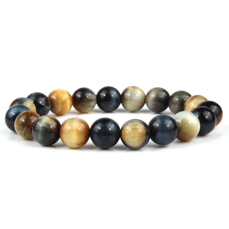 Carmiora Angst Stress Heilung Kristall Tigerauge Perlenarmband