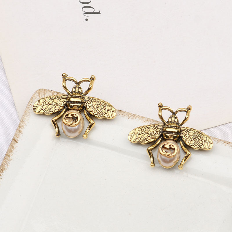 Retro Bienen Ohrstecker