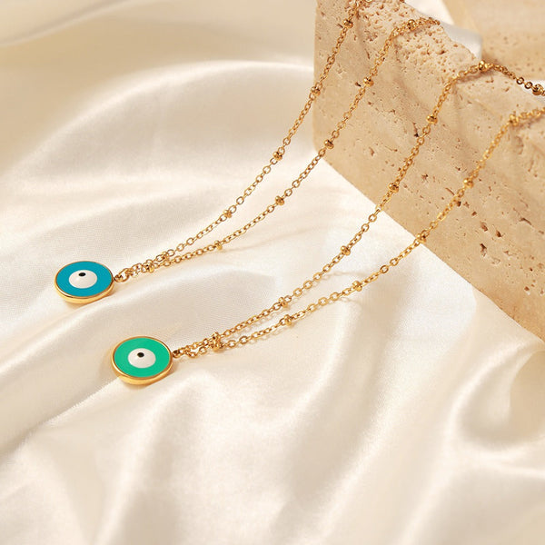 18 Karat Gold Vintage Böses Auge