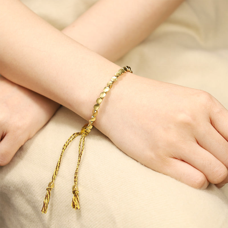 Carmiora tibetisches Kupferperlen-Heilungsglücksarmband