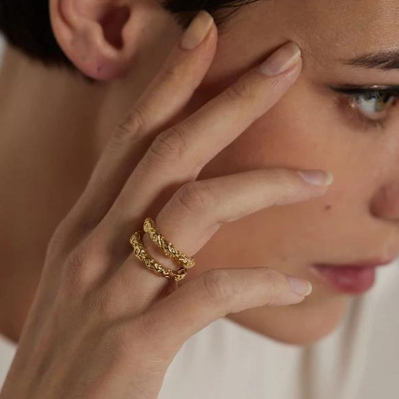 Strukturierter Doppelring