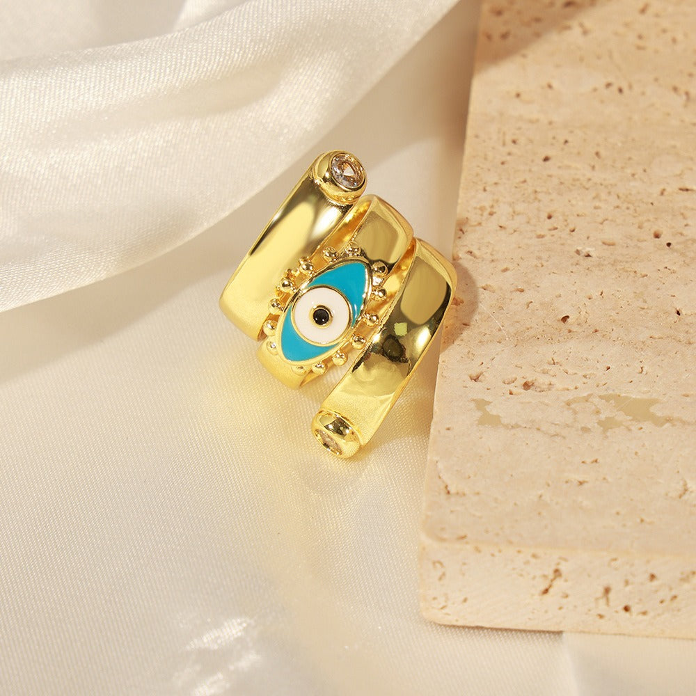 Dreifacher Teufelsring aus 18 Karat Gold