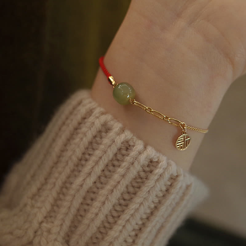 Carmiora-Perlen-Jade-Glücksketten-Armband