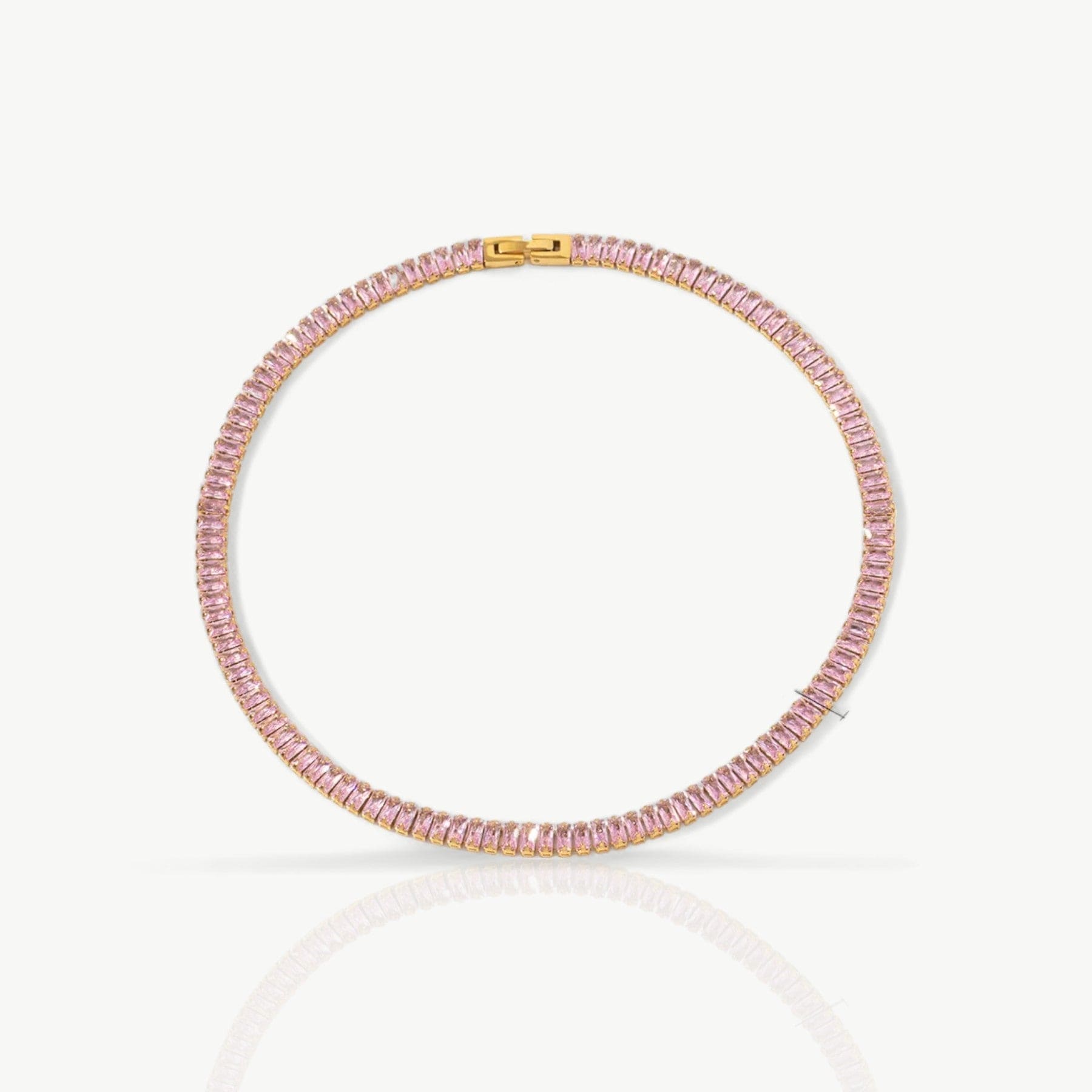 Bunte Halskette mit Zirkonia