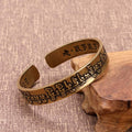 Carmiora tibetischer Sanskrit-Kupfer-Heilarmband-Armreif