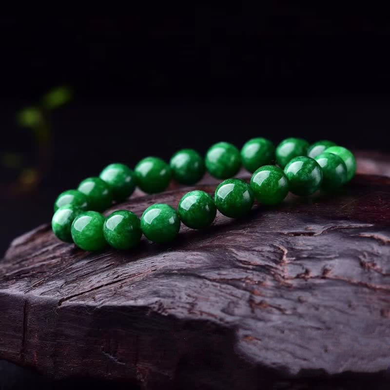 Carmiora Cyan Jade Bead Calm Harmony Armband
