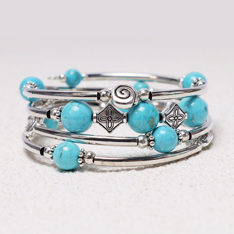 Carmiora Tibetisches Türkis-Balance-Armband