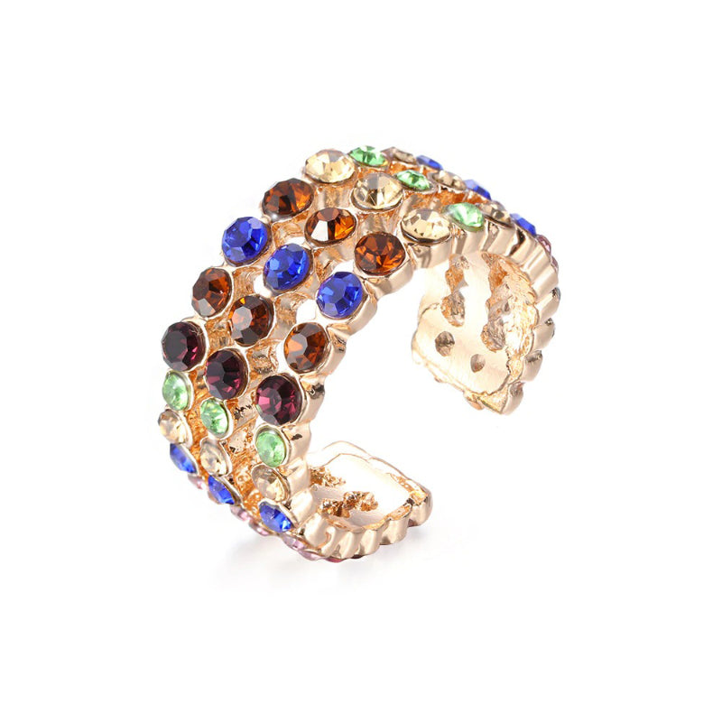 Stapelbare Ohrclips mit Zirkonia und Ohrknorpel-Manschetten