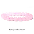 Carmiora Naturstein-Quarz-Heilperlen-Armband