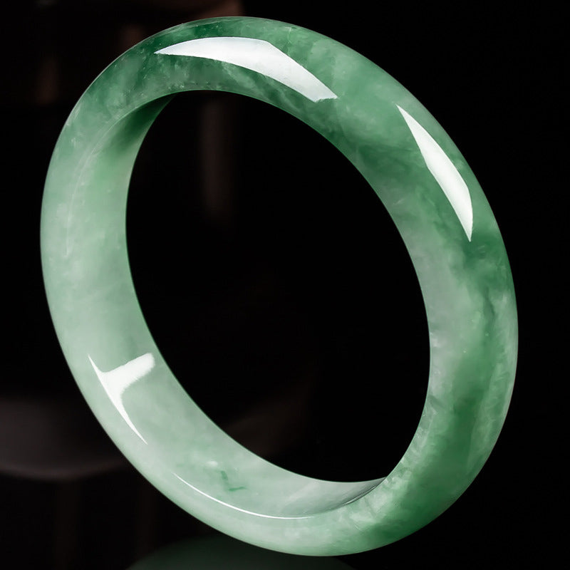 Carmiora Glückssegen-Armreif aus natürlicher Jade