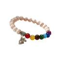 7 Chakra Armband Echte Steine